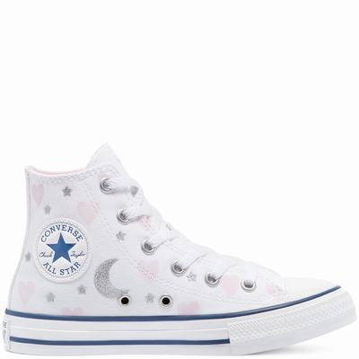 Converse My Wish Chuck Taylor All Star - Lasten Matalavartiset Tennarit - Valkoinen/Pinkki